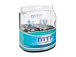 Комплект ламп MTF H1 12V 55W Vanadium (2шт.)